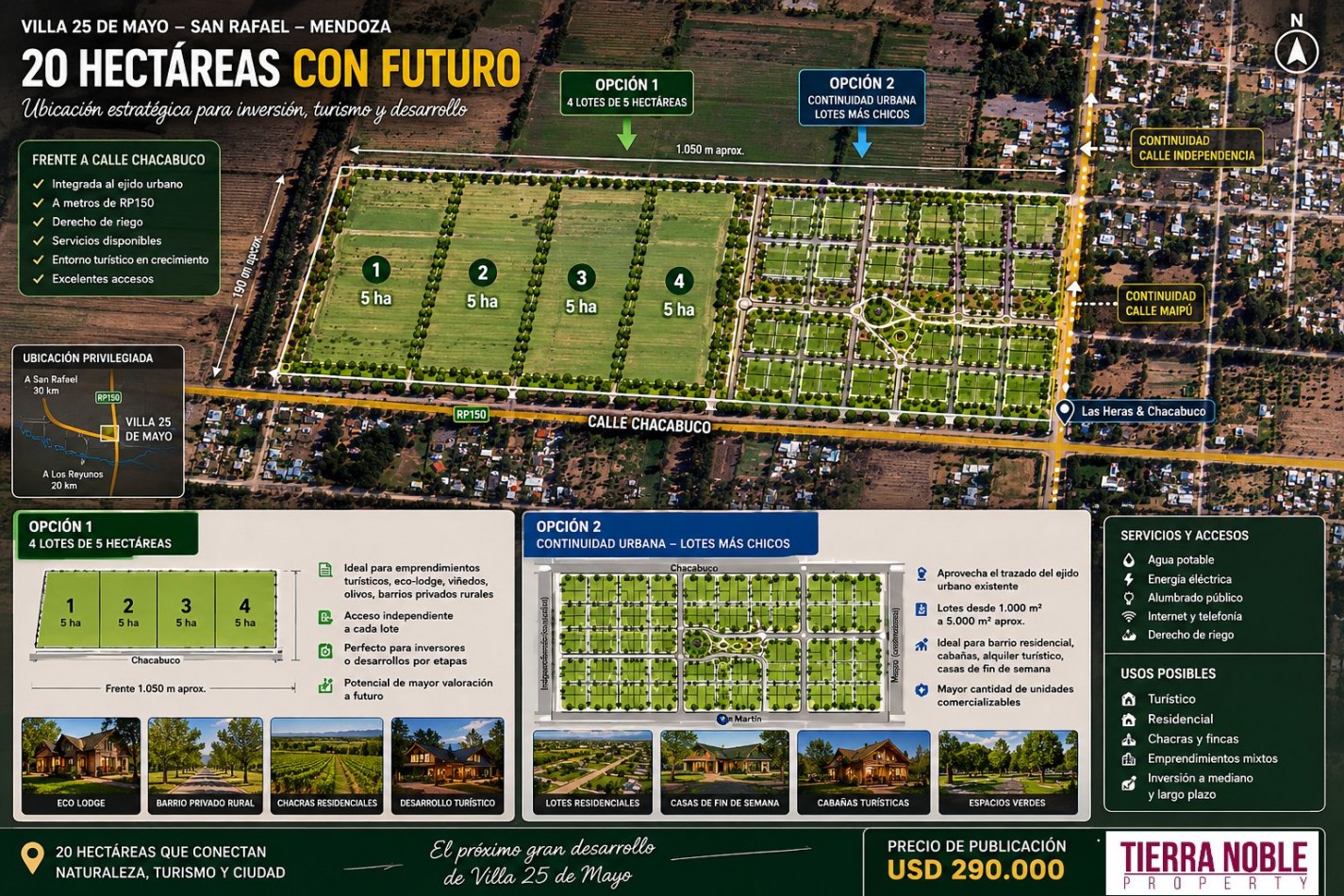 20 HAS VILLA 25 DE MAYO | RESERVA ESTRATEGICA | DESARROLLO | USD290.000